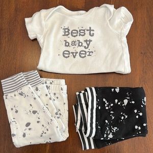Best Baby Ever paint onesie